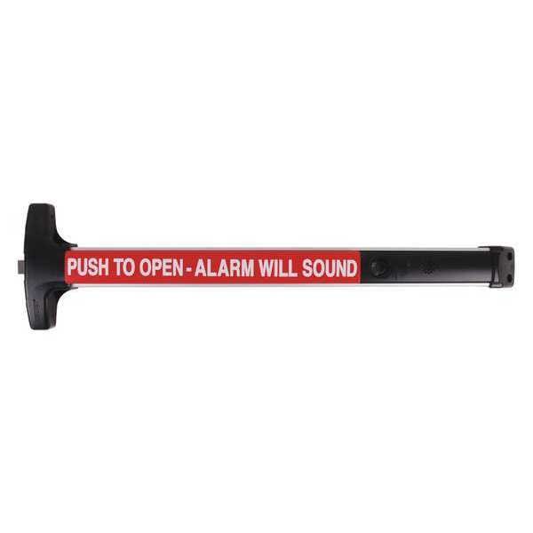 Detex Rim, Exit Device, Satin Aluminum - FV40 EB LD 628 99 36