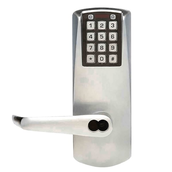 Dormakaba E-Plex 2000 Exit Trim, 100 Access Codes, 1,000 Audit Events, Von Duprin 98/9947 CVR Devices, 6/7-Pin - E202VBLL-626-41