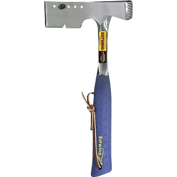 Estwing Shingle's Hatchet, 1-13/16 in Cutting Edge, Steel Head, Nylon Handle, 12-1/2 in OAL - E3-S