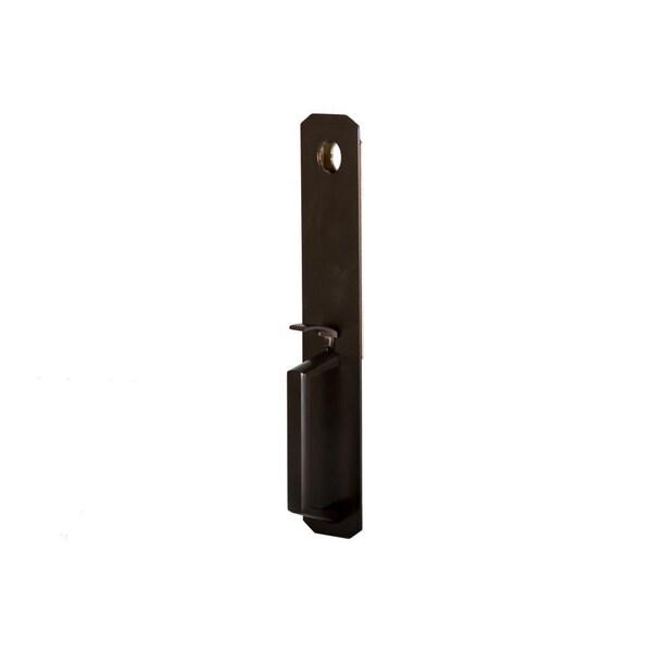 Dormakaba Dormakaba Commercial Hardware Thumbpiece Escutcheon Pull Trim Less Cylinder Dark Bronze Finish - QET165690LC
