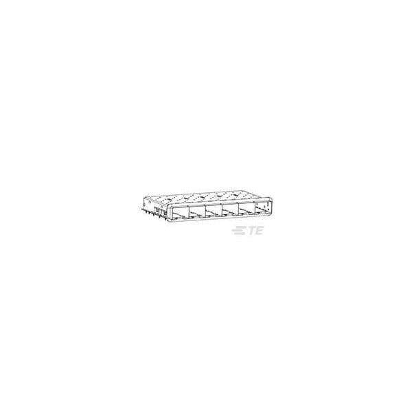 Te Connectivity CAGEASSY PRESSFIT 1X6 zSFP+ - 2198724-1