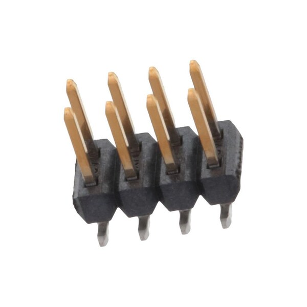 Molex Board Connector, 8 Contact(S), 2 Row(S), Male, Straight, 0.1 Inch Pitch, Surface Mount Terminal,  - 15913080