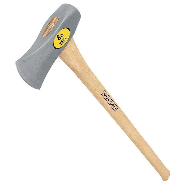 Vulcan Wood Splitting Maul, 8 lb Head, Wood Handle - 34528