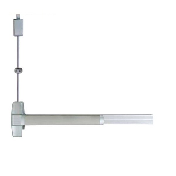 Orca Hardware Heavy Duty Vertical Rod Exit Device, Less Bottom Rod, For 36 X 84 Door, US32D Satin Stainless Ste - OED1636-32D-RHR