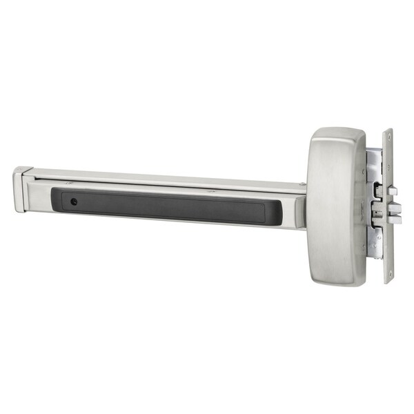 Sargent Grade 1 Mortise Exit Bar, Wide Stile Pushpad, 32-in Device, Night Latch Function, Hex Key Dogging, S - 8904E RHR 32D