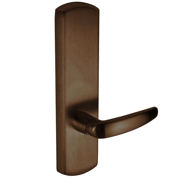 Von Duprin Lever Trim, Passage Function, Rim/Vertical Rod Prep, 07 Lever Style, Dark Oxidized Satin Bronze Oil - 996L-BE-07-R/V US10B LHR