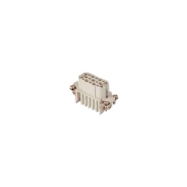 Molex Gwconnect Crimp Contact Insert, Female, 15-Pole, 10A, For Turned Or Stamped Crimp Contact - 7115.4006.0