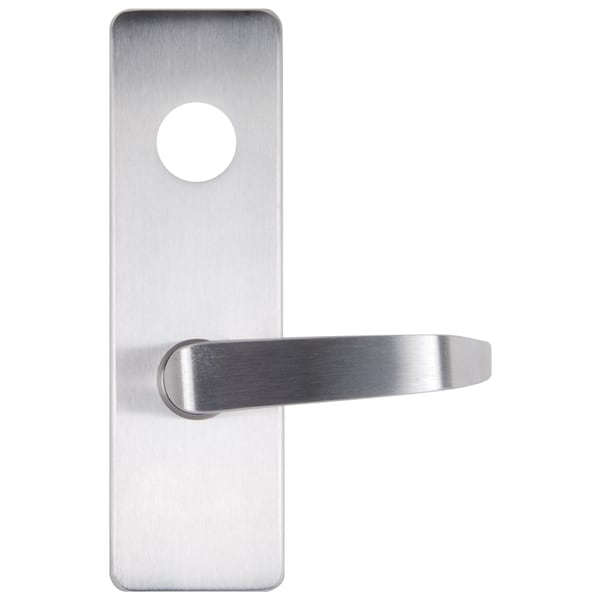 Detex Exit Trim, Storeroom, S Lever, Less Cylinder, US26D, RHR - 09DNS RHR 626