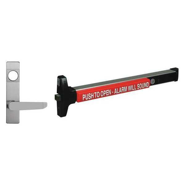 Detex Rim, Exit Device, Satin Aluminum - V4008BN EB CD 628 99 36