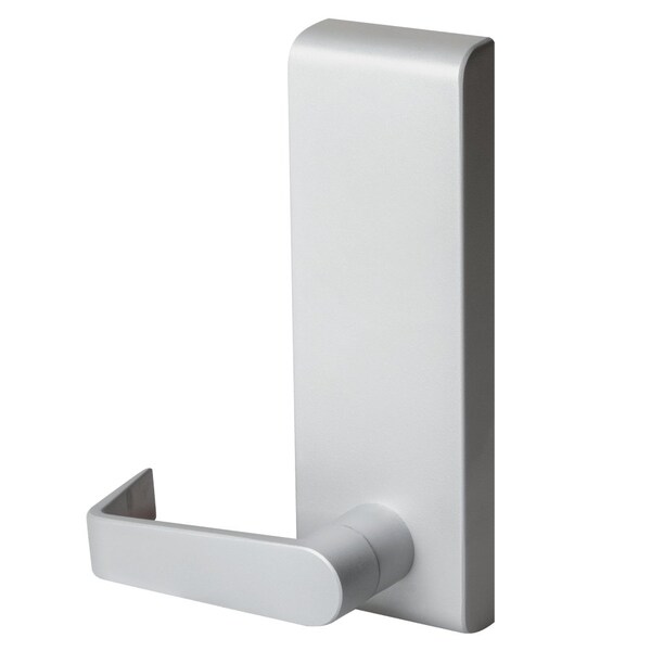 Hager Blank Escutcheon Trim, Withnell Lever, Satin Chrome - 45BE WTN US26D