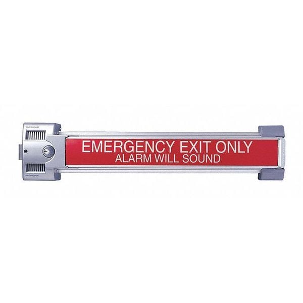 Von Duprin Rim Exit Device with Alarm, Aluminum - 2670 3FT US28