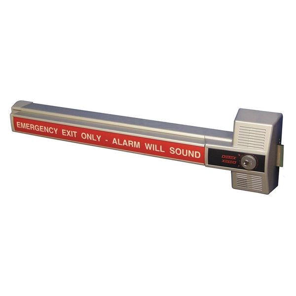 Detex Rim Exit Device with Alarm, Non-Handed - ECL-230X W-CYL