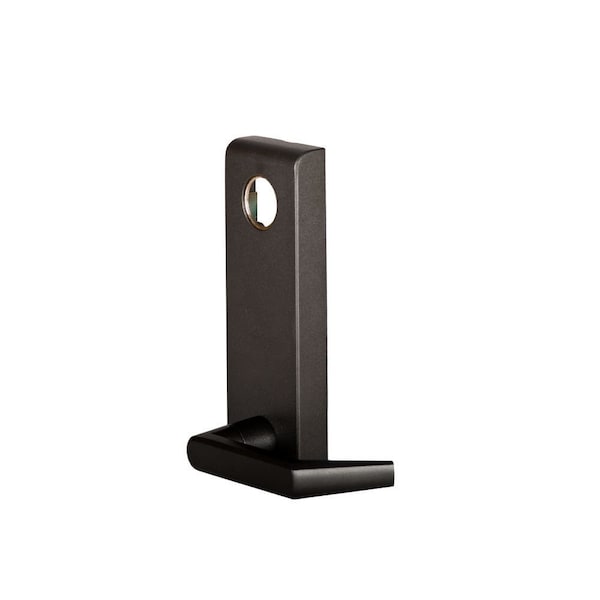 Dormakaba Hardware Sierra Storeroom Escutcheon Lever Trim Less Cylinder Dark Bronze Finish - QET370E690LC