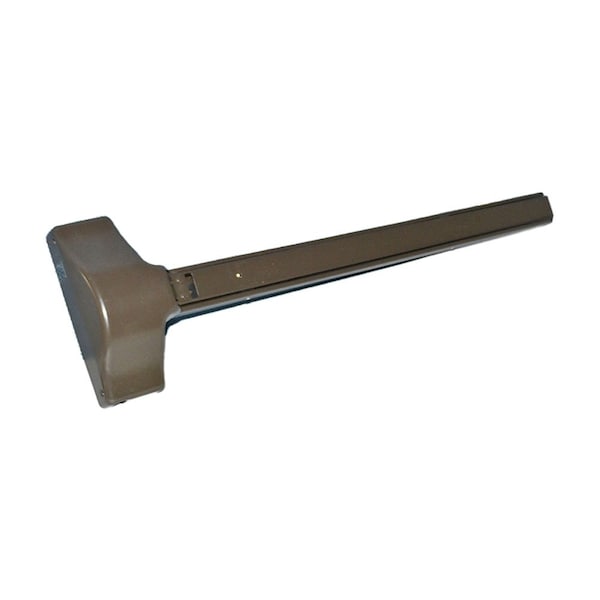 Yale Commercial Right Hand Reverse 3ftx7ft Exit Only Economy Surface Vertical Rod Exit Device 695 Dark Bronze - 181036695RHR