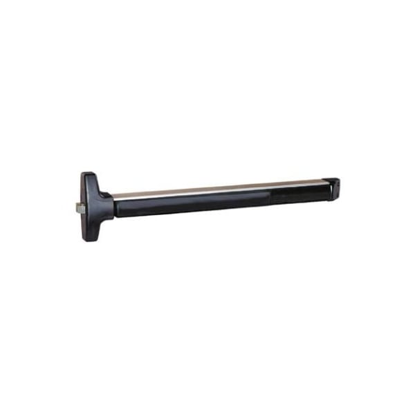 Lockey 33 L V40 Series Panic Bar By Detex Non Alarm Bar Black - V40X711