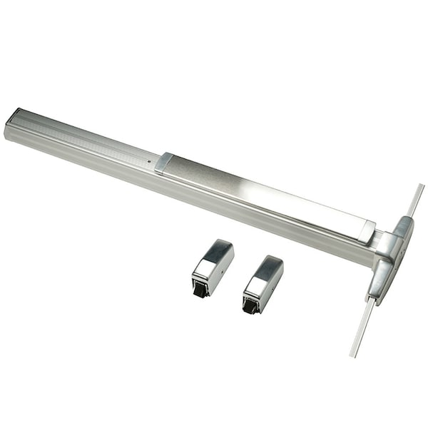 Von Duprin Grade 1 Surface Vertical Rod Exit Device, Narrow Stile Pushpad, 36-in, Exit Only, Less Trim, Less Do - QEL3327AEO 3 26D