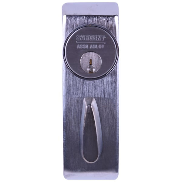 Sargent Exit Trim, Storeroom, 100 Control, Less Cylinder, US32D - 106 32D SGT