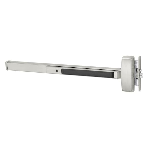 Sargent Grade 1 Mortise Exit Bar, Wide Stile Pushpad, 36-in Device, Storeroom Function, Hex Key Dogging, Sat - 8906F LHR 32D