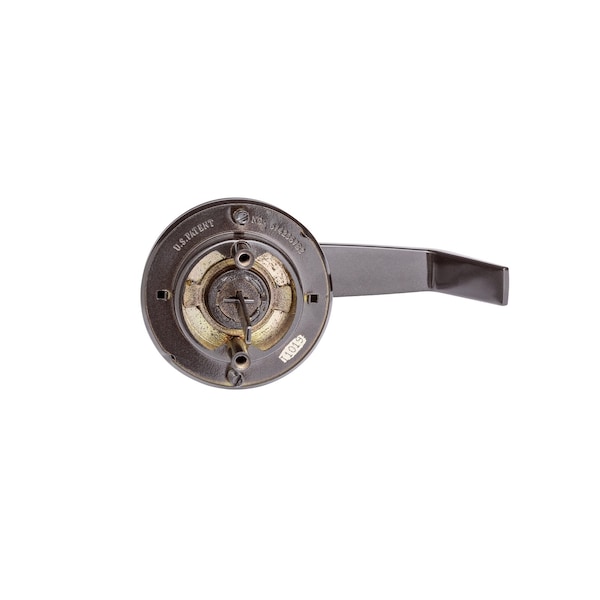 Trans Atlantic Co. Oil Rubbed Bronze Storeroom Lever Trim with Lock for Panic Exit Device - ED-LHL580-US10B