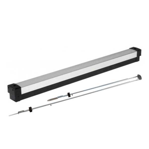 Kenaurd Kenaurd: Heavy Duty Narrow Stile - Concealed Vertical Rod Exit Device - Grade 1 - 36" - AL - KED03-CV36-AL