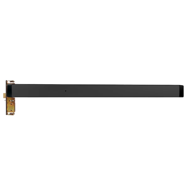 Adams Rite Narrow Mortise Exit Device, 1-1/8" BS, Black Flat FP, 42", US19, LHR - 8430-38342