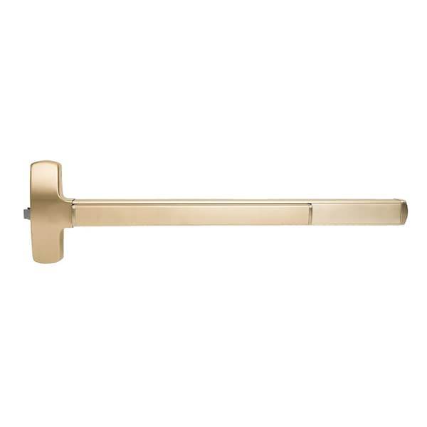 Falcon Fire Rated 25 Series Exit Device, Rim with Night Latch Trim, Quantum Lever Design, 3 Ft. Device - F-25-R-L-NL-Q 3 US4 RHR