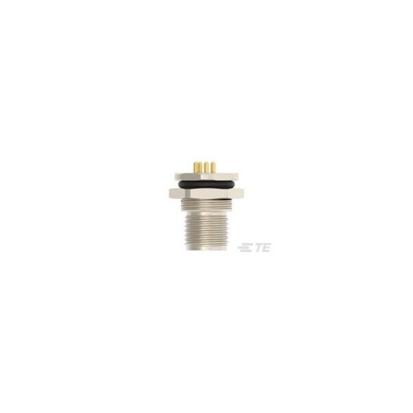 Te Connectivity M12 Rear Mount Male L 3P+Pe Solder Pcb - T4140L12041-000