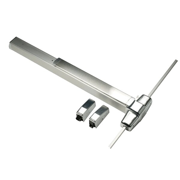 Von Duprin Grade 1 Surface Vertical Rod Exit Bar, Wide Stile Pushpad, 36-in Fire-rated Device, 84-in Door Heigh - 9827L-BE-06-F 3 US28 LHR