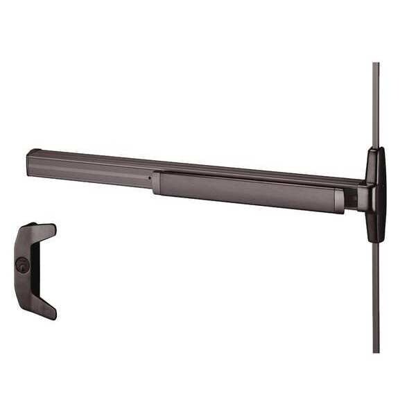 Von Duprin Vertical Rod, 36 in. Door W, Series 33A - 3327A-NL-3-313-RHR