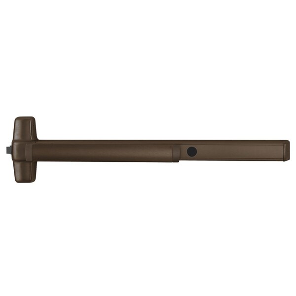 Von Duprin Grade 1 Rim Exit Device, 36-in, Night Latch, Cylinder Dogging, Pull, 1-1/4-in Mortise & Rim, Dark Br - CD98NL 3 313