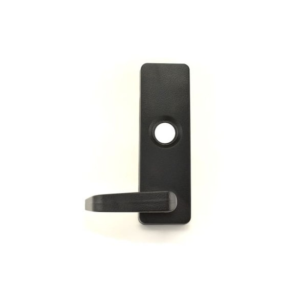 Detex Outside Lever Trim, Lever Retracts Latch Bolt Only Rim Cylinder Operates Dead Bolt - ECL620