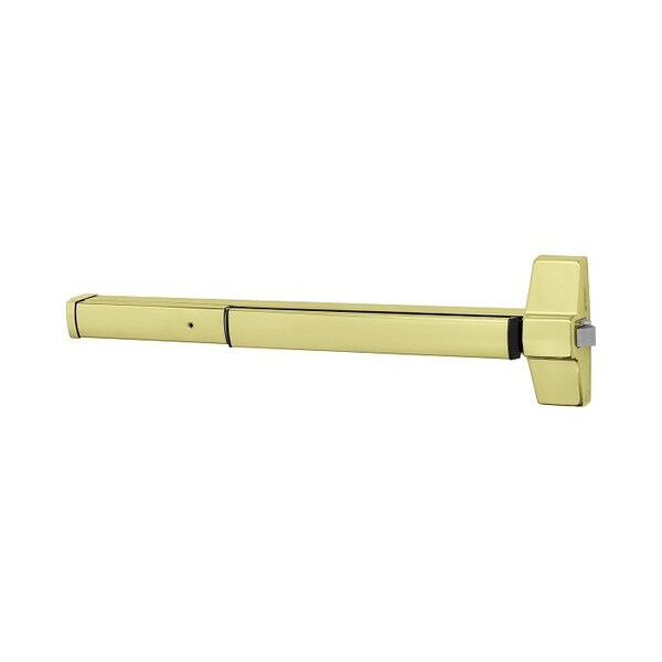 Corbin Russwin Rim Exit Device, 605 Bright Brass, 48, SNB - ED5200-605-W048-M54