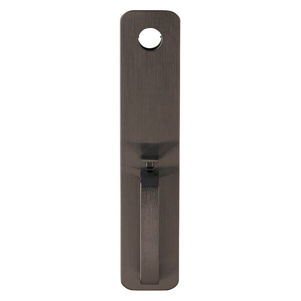 Dexter By Schlage Thumbpiece Pull Plate, Dark Bronze, 3" L - ED1000T-CLRM-TP-NC-10B