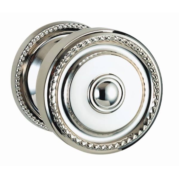 Omnia Knob 1-3/4" Rose Pass 2-3/4" BS Full Lip 1-3/8" Doors BR CH 430 - 430/45AF.PA2