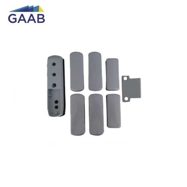Gaab FOR CROSSBAR SERIES/ PAIRED DOORS/ GREY - GAB-T380-04