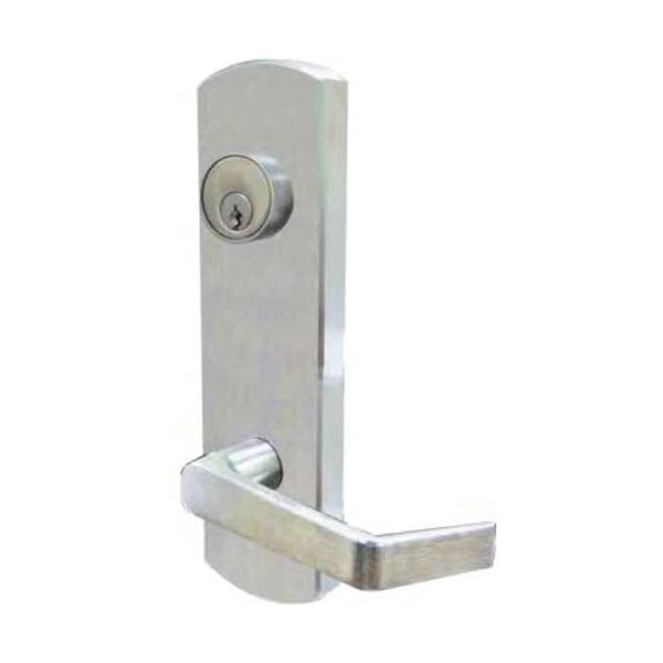 Cal-Royal 9800 Escutcheon Exit Device Trim, Entrance, Satin Chrome - NESC9800-26D