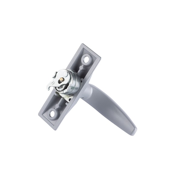Global Door Controls Storefront Door Lever Handle in Aluminum - TH1100-LH1-AL