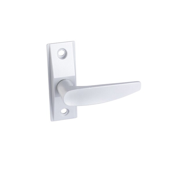 Global Door Controls Storefront Door Lever Handle in Aluminum - TH1100-LH1-AL