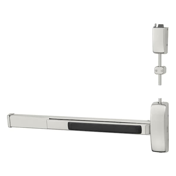 Sargent Grade 1 Surface Vertical Rod Exit Device, Wide Stile Pushpad, 36-in Fire-Rated Device, 120-in Door H - 12-NB8715F LHR 32