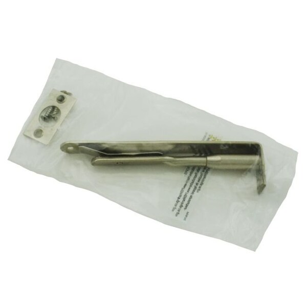 Ives Commercial Solid Brass 6in Rounded Manual Flush Bolt Satin Nickel Finish - 265B15