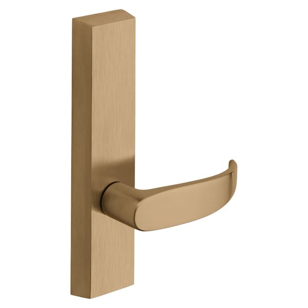 Sargent Grade 1 Exit Device Trim, Passage Function, For Rim 8800 and NB8700 Series Devices, P Lever, RHR,  - 715-8 ETP RHRB 10