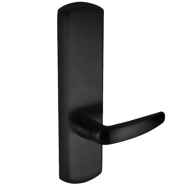 Von Duprin Lever Trim, Passage Function, Rim/Vertical Rod Prep, 07 Lever Style, Black Painted Finish - 996L-BE-07-R/V SPBLK RHR