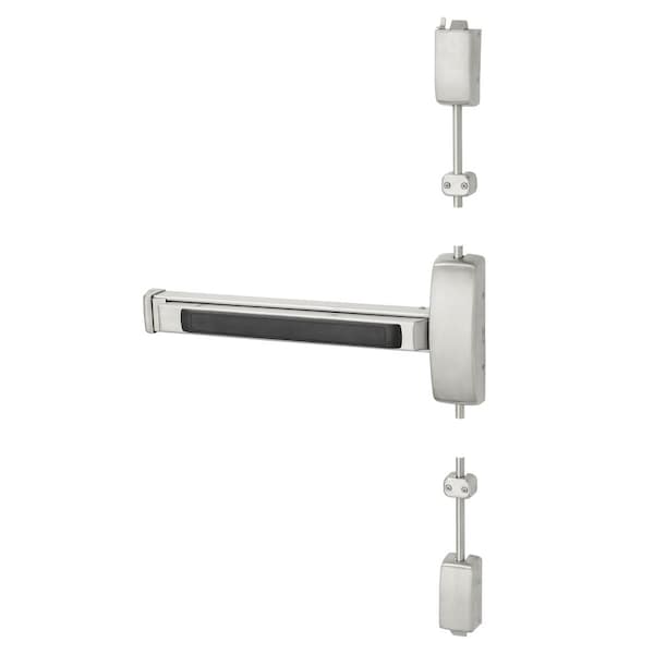 Sargent Grade 1 Surface Vertical Rod Exit Device, Wide Stile Pushpad, 32-in Device, 120-in Door Height, Exit - 56-8710E LHR 32D