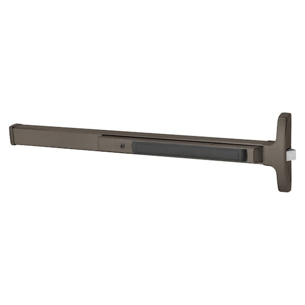 Sargent Grade 1 Rim Exit Device, Narrow Stile Pushpad, 36-in Device, Night Latch Function, Electric Latch Re - 56-8504F 10B