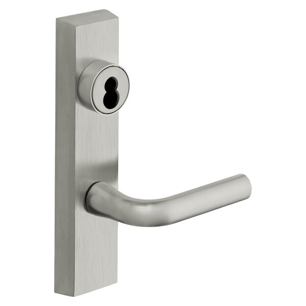 Sargent Grade 1 Electrified Exit Device Trim, Fail Safe, Power Off, Unlocks Lever, Key Retracts Latch, For S - 60-775 ETW 24V RHRB 26D