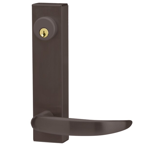 Adams Rite Exit Trim, Passage, 01 Lever, Keyless, US10B - 3080-01-0-9U-US10B