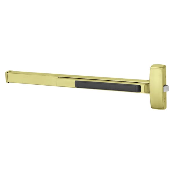 Sargent Grade 1 Rim Exit Bar, Wide Stile Pushpad, 42-in Fire-Rated Device, Passage Function, B Lever with Es - 12-8815J ETB LHR 4