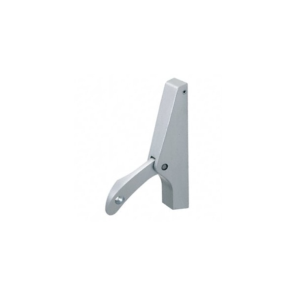 Jackson Satin Aluminum Right Side Body and Arm Assembly for 10 Series Concealed Vertical Rod Device - 30982628
