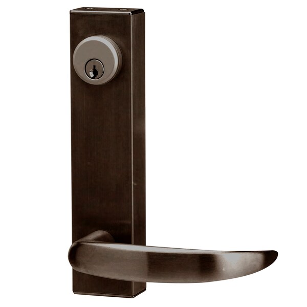 Adams Rite Exit Trim, Lever Locking, 01 Lever, Less Cylinder, US10B - 3080-01-0-3U-US10B