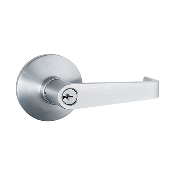 Lockey Usa Exit Trim, Classroom Lock, Schlage Keyway, Stainless Steel,  - PBLHED